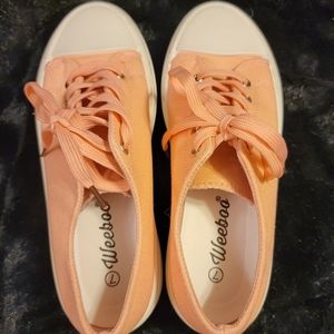 WEEBOO Blush Platform Sneakers - 7